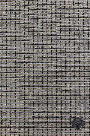 Black/White 14 Metallic Silk Tweed