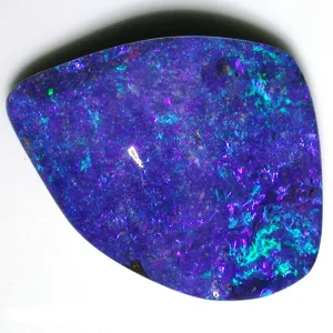 Blue, blue, green,Solid Boulder Opal