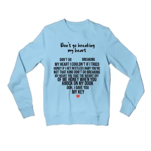 Elton John Sweatshirt - Don't Go Breaking My Heart