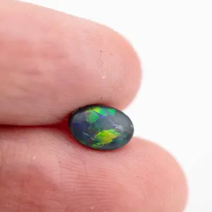 Natural Australian Black Opal Loose Gemstone 0.64ct