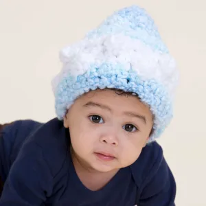 Red Heart Crochet Snowstorm Baby Hat