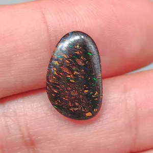 Stripes  Natural Australian Boulder Opal Loose Gemstone  7.47ct