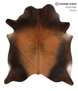 Warm Caramel Large Brazilian Cowhide Rug 6'4"H x 5'6"W #84535 by Hudson Hides